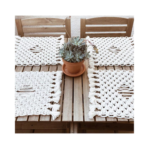 En gros Populaire Premium Quality Main Macrame Table Tapis Indien Fabricant - Product Image 1