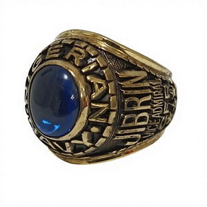 Bague en acier inoxydable de style personnalisé avec zircon unisexe - Product Image 3