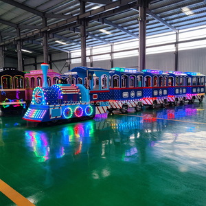 Một Chuyến tàu điện tham quan không theo dõi phổ biến có thể chở hành khách, cửa hàng, công viên và trẻ em. - Product Image 4