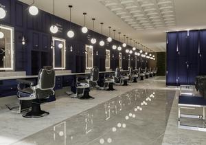 Miroir de Salon LED Double Face Moderne Pleine Longueur pour Coiffure, Vitrine de Beauté en Verre, Écologique, Portable, Commercial, Facile à Utiliser - Product Image 1