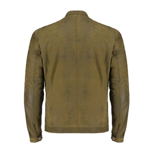 Chaqueta de cuero de piel de vaca Premium 100% para hombre, chaqueta de alta calidad, superventas, alta fabricación - Product Image 2