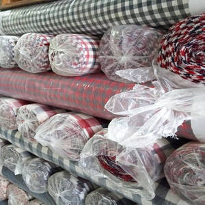 Tela de Camisas de Algodón a Cuadros Hecha en Corea, 100% Algodón Puro, Transpirable, Suave, Lote de Textiles para Confección de Ropa de Uso Diario - Product Image 1