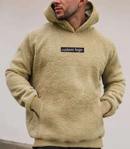 Sudaderas Sherpa para Hombre, Sudadera Cálida de Invierno con Forro Sherpa Suave, Ajuste Cómodo para Uso al Aire Libre y Casual - Product Image 4