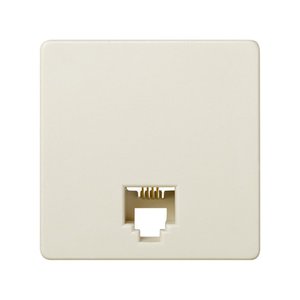 Presa telefonica avorio con 4 contatti RJ11 (Simon 27 27480-32) - Product Image 1