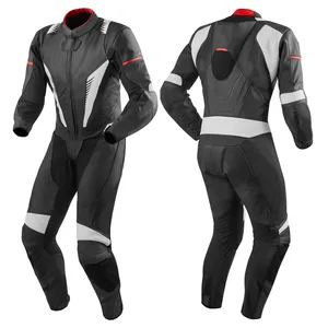 Vêtements d'équitation hommes meilleure qualité Design 2023 moto course pièce en cuir 2023 moto costume