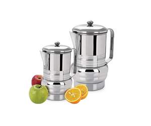 Evita ชุดรินกาแฟและน้ำชาทำจากสเตนเลสสตีลเคลือบเงาแบบพรีเมี่ยมสำหรับเสิร์ฟน้ำผลไม้และน้ำชาที่บุฟเฟต์ - Product Image 3