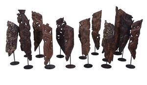 Porte-bougie portable en métal naturel Simon pour la décoration de la maison Noël Saint Valentin avec lanternes élégantes pots à bougies - Product Image 3