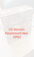 Cartes à collectionner Hobby OP02 Paramount War Booster Pack 12 cartes par paquet 121 types de cartes de jeu