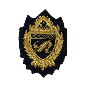 Broderie Zari, couronne, emblème antique, badge, patch à coudre - Product Image 5