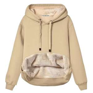 Nuevas Sudaderas con Capucha para Mujer, Tallas Grandes, con Logotipo Personalizado, Sudadera Deportiva para Mujer sin Cremallera, Sudadera de Primera Calidad a Bajo Precio - Product Image 1