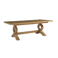 Table à manger sur piétement artisanale