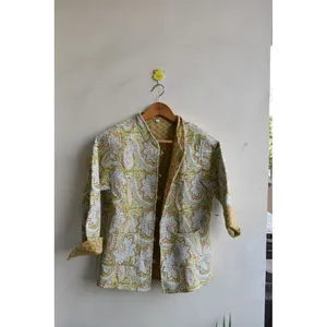 Veste matelassée réversible pour femmes et filles, style bomber, blazer, manteau formel, à capuche, en coton, taille XL, automne, printemps, hiver - Product Image 4