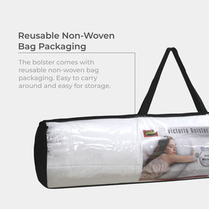 Alta calidad 100% microfibra cuerpo sólido refuerzo relleno suave ecológico para durmientes sensibles comodidad de apoyo Malasia - Product Image 5