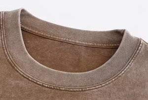 Nouveauté T-shirt personnalisé avec logo pour homme, manches courtes, coton lavé, tee-shirt vintage, décontracté, pour homme - Product Image 5