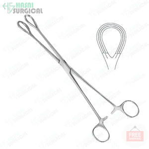 Forestier éponge de haute qualité courbé éponge médicale en acier inoxydable tenant des pinces - Product Image 6