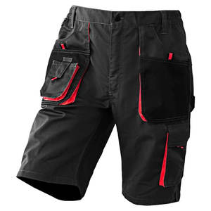 กางเกงขาสั้นผู้ชายกางเกงขาสั้นคาร์โก้หลายกระเป๋าสำหรับใส่ทำงานกลางแจ้งทนทานและสะดวกสบาย - Product Image 1