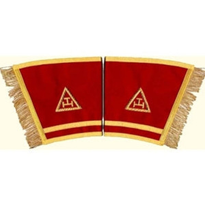 Puños Masónicos MASONIC REGALIA CRAFT LODGE OFICIALES GUANTES E INSIGNAS DE PUÑOS - Product Image 1