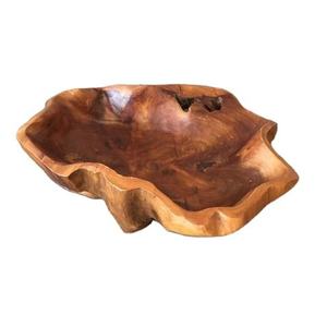 Tazón de Madera de Acacia con Acabado Natural Más Vendido, Tazón para Servir Ensaladas, Frutas, Refrigerios, Cereales, Sopa y Comida - Product Image 1