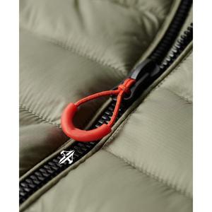 Nueva chaqueta de invierno con logotipo personalizado de Color sólido, chaqueta acolchada con cremallera estampada transpirable de poliéster 100% de ATLANTIC - Product Image 5