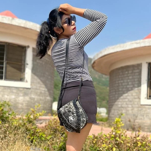 Nouveau Style occidental cheveux sur cacher fourrure cuir sacs à bandoulière haute qualité à la mode véritable fourrure de vachette cuir fronde côté sac à main - Product Image 1