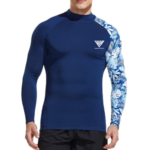 Factory Made Sportswear Rash Guards <b>Top</b> Trending Fashion Full Sublimation Print Plain Color Rashguards In <b>Low</b> MOQ - Product Image 1
