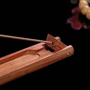 Premium Handmade 1 Piece Wooden <b>Incense</b> Burner Ash Catcher <b>Incense</b> Burner <b>Holder</b> <b>Incense</b> Tray for <b>Sticks</b> - Product Image 4