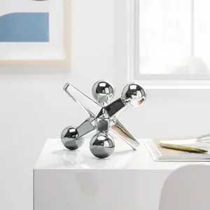 Luxury Metal Animal Showpiece Gold Folded Frame Abstract Sculpture for Dubai Interiors <b>by</b> Zahid Exports Model ZE-3293Y - Product Image 1