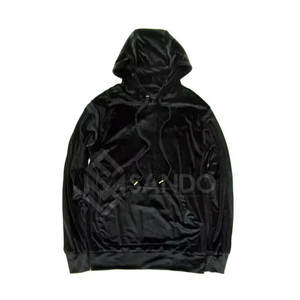 OEM fabrica chándal de terciopelo de moda para hombre chándal de terciopelo de color sólido para hombre ropa informal chándal de terciopelo para hombre - Product Image 2