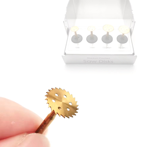 Kit de 4 Discos de Sierra para Implantes Dentales de Acero Inoxidable, Herramientas de Corte de Alta Calidad, Certificación CE Clase I, Quirúrgico Dental - Product Image 4