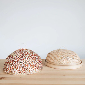 Accessoires de cuisine couvercle alimentaire en bambou plateau de tissage durable avec couvercles A.mazon meilleur vendeur - Product Image 6