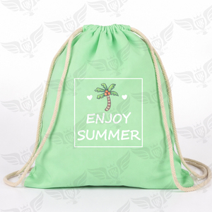 Sac à cordon personnalisé avec logo imperméable en nylon Oxford polyester Sac de sport de plein air Sac à dos à cordon Sac de natation - Product Image 3