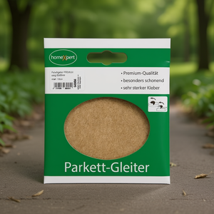 Glissières de parquet carrées autocollantes en feutre naturel de qualité supérieure 80 x 95 mm pour tapis de chaise - Product Image 3
