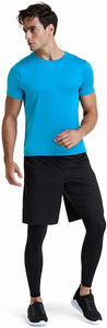 Camiseta Deportiva de Manga Larga para Hombre, Transpirable, para Gimnasio, de Spandex/Poliéster - Product Image 2