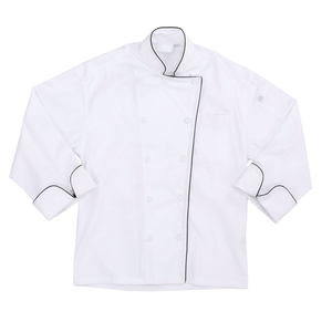 Dài Tay Áo Đầu Bếp Quần Áo Đồng Phục Phụ Kiện Unisex Mặc Nấu Ăn Đầu Bếp Áo Bồi Bàn Làm Việc Áo Khoác - Product Image 3