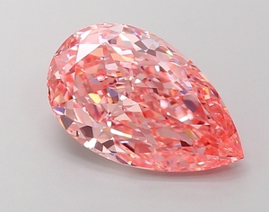IGI Certified Lab Grown Diamond Pear 4.44ct Fancy <b>Vivid</b> Pink VS1 Lab Created Surat Diamond Pear Shape for Jewelry Making - Product Image 2