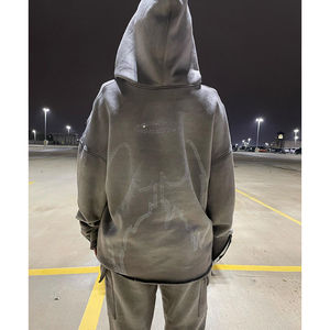 ชุดวอร์มสเวตเตอร์พลอยเทียมสำหรับผู้หญิงชุดวอร์มทรงโอเวอร์ไซส์ทรงโอเวอร์ไซส์ - Product Image 3