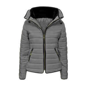 Hot Sale New Women's Puffer Jacket Stand Stylish Soft Waterproof Windproof Winter Casual Wear Customized Wool <b>Lining</b> Nylon - Product Image 3