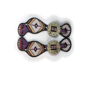 Meilleures ventes de sangles d'éperon équestre de haute qualité équipement d'équitation en cuir à vendre - Product Image 1