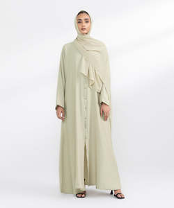 2025 nouveau Style de haute qualité à manches longues femmes musulmanes Abaya robe islamique tailles personnalisées couleurs disponibles en gros Occasion de prière - Product Image 1