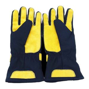 ถุงมือนิรภัยสำหรับนักผจญเพลิงหนังนิ่มกันไฟพร้อมแถบสะท้อนแสงเพื่อการป้องกันความร้อนที่เหนือกว่า - Product Image 2