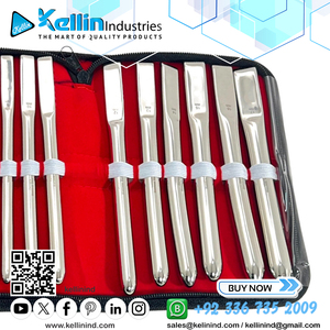 Juego de dilatador Hegar uterino de 14 piezas Juego de instrumentos quirúrgicos de un solo extremo Acero inoxidable Calidad alemana Hecho en Pakistán - Product Image 3