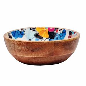 Cuenco de madera hecho a mano, cuenco de madera de acacia, plato de ensaladera más vendido, tamaño personalizado, hecho en La India - Product Image 6