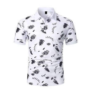 Nouveaux polos classiques pour hommes à séchage rapide, motif uni, toile, manches courtes, streetwear, vente en gros - Product Image 6