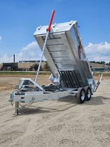 Remolque de Volteo 7x14 AMP, Remolque Agrícola de Servicio Pesado, Sistema Hidráulico Duradero, Estructura de Acero Reforzada, Capacidad de 2745 kg para Materiales - Product Image 4