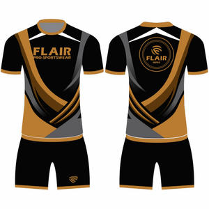 Camiseta de fútbol para niños de diseño Retro personalizado, la mejor calidad, 100% poliéster, cómodo, transpirable, conjuntos de parte superior delantera corta, nombre nacional OEM - Product Image 2