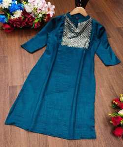 Robe Prêt-à-Porter en Georgette de Soie Ethnique à Bas Prix avec Dupatta - Product Image 6