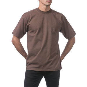 100% algodón, camiseta para hombre, ajuste holgado, estampado liso teñido de talla grande para hombre, camiseta de manga corta con cuello redondo para deportes informales al aire libre - Product Image 3