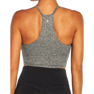 Soutien-gorge de sport sans couture de haute qualité avec soutien moyen Design longue ligne Bonnets souples amovibles Caractéristique respirante - Product Image 2