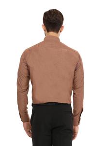 เสื้อเชิ้ตผู้ชายสีน้ำตาลคุณภาพสูง สำหรับใส่ลำลอง ทำงาน เดินทาง และกิจกรรมกลางแจ้ง มีจำหน่ายในราคาที่เข้าถึงได้ - Product Image 3