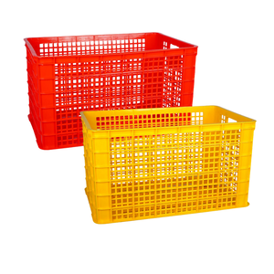 Thùng nhựa 5052 có bánh xe Thùng nhựa đa dụng giỏ lớn màu xanh cho cửa hàng tạp hóa, thùng nhựa lưu trữ cho rau - Product Image 5